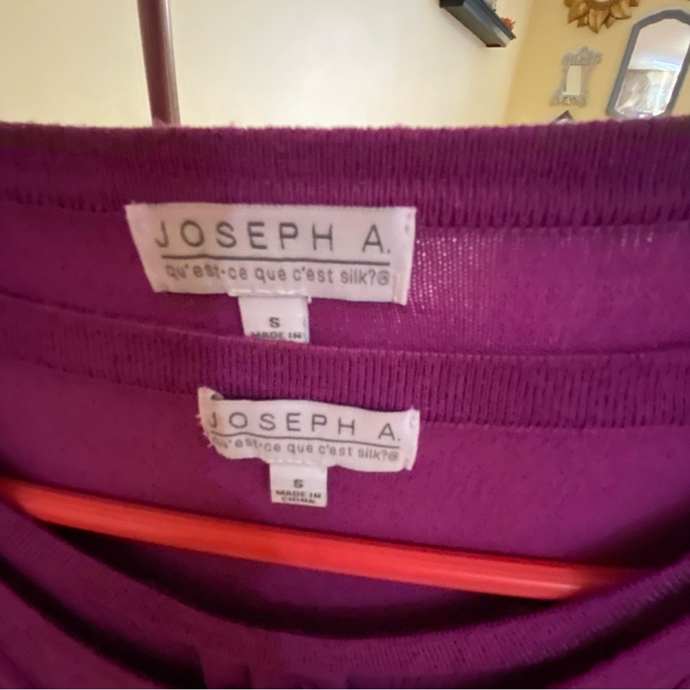 Joseph A purple sweater set,size. S - Picture 4 of 4